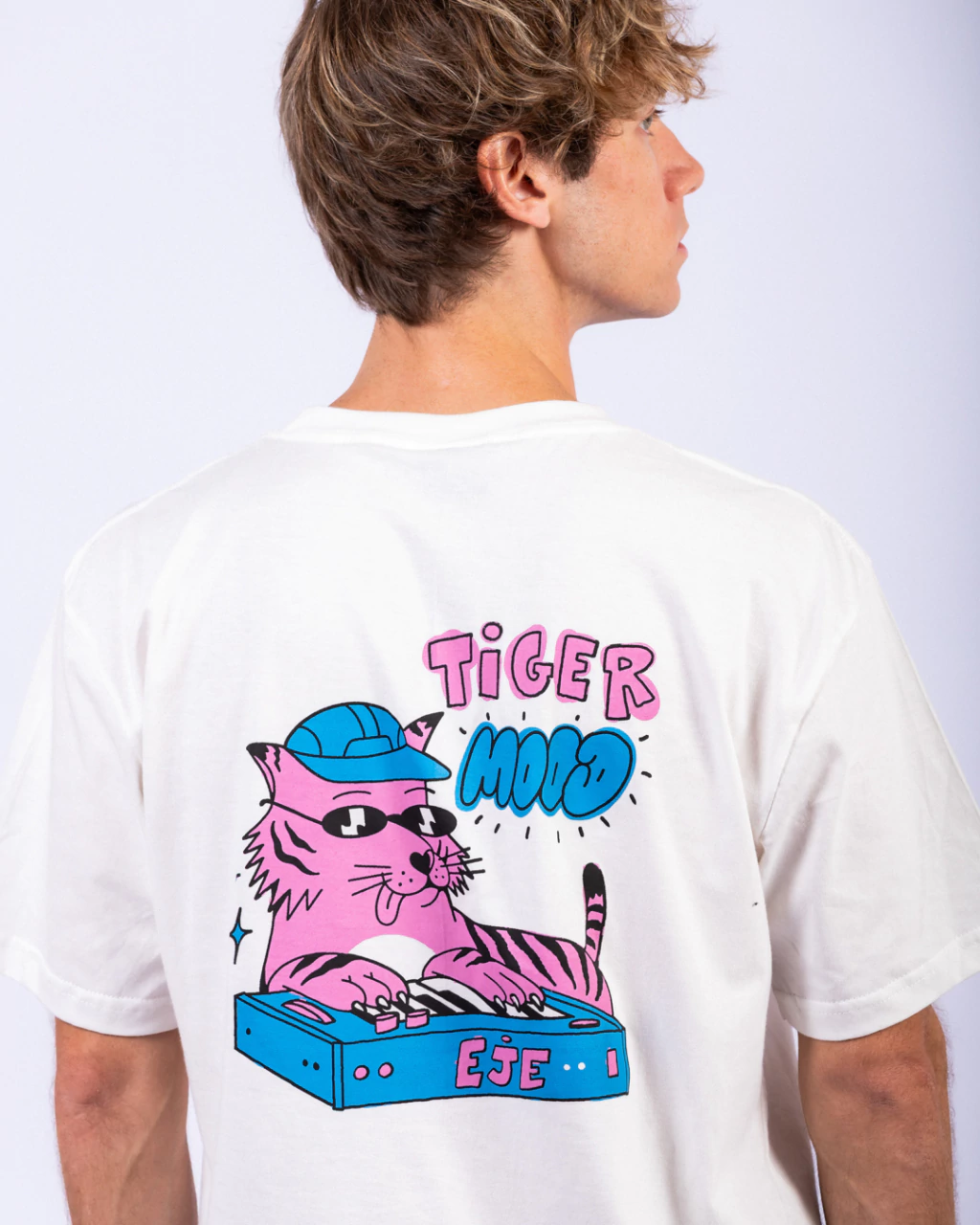 Remera Mood blanca Dorso